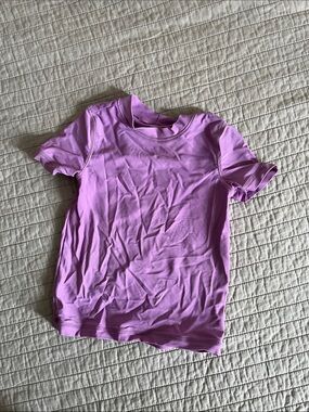 Purple rash guard swim t shirt 2T